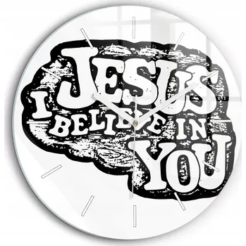 Hodiny Nástěnné hodiny SacroArte černé 60 cm