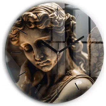 Hodiny Nástěnné hodiny SacroArte, hnědé, 30 cm