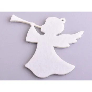 Anděl z filcu Barva: Bílá