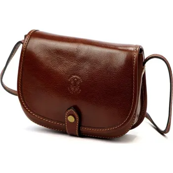 Kabelka Kožená kabelka Florence 49-1 - hnědá