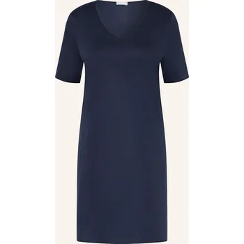 Dámská košile Hanro Dámská Noční Košile Cotton Silk, tmavě modrá, 42