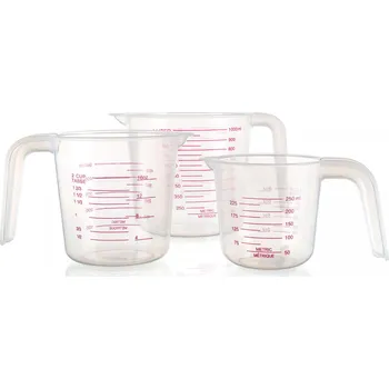 odměrka sada 3díl. (0,25+0,5+1,0l) PH TRA