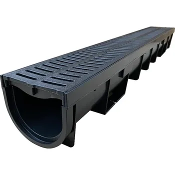 Kanalizační potrubí Stora LIGHT 100 H110 PP žlab+plast rošt B125