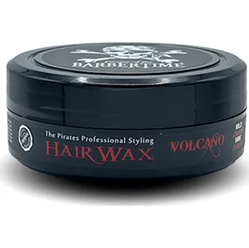 Stylingový přípravek Pomáda na vlasy s maximální fixací a vysokým leskem Barbertime Hair Wax Volcano - 150 ml - Pirates of the Barbertime + dárek zdarma