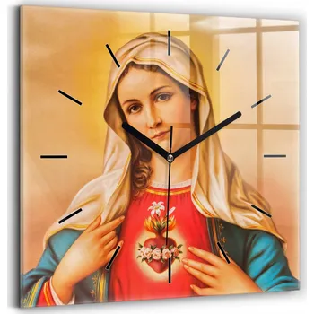 Hodiny Nástěnné hodiny SacroArte béžové 30 cm