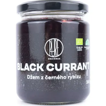 BrainMax Pure BrainMax Pure® Black Currant Jam, Džem Černý rybíz BIO, 260g *CZ-BIO-001 certifikát