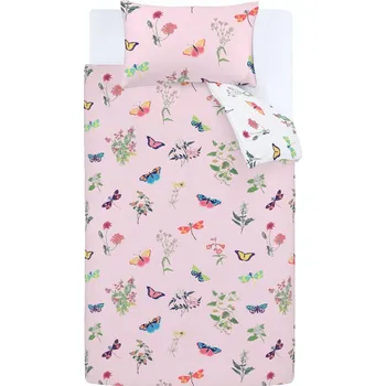Povlečení Dětské povlečení na jednolůžko 135x200 cm Butterfly Garden – RHS ID_1611082
