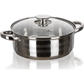 Hrnec BANQUET rendlík 24cm se skl.poklicí 3,9l nerez LIVING