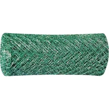 Pletivo M.A.T. GROUP Pletivo poplastované 1,5 x 25 m s napínacím drátem (oko 50mm) zelené 407291