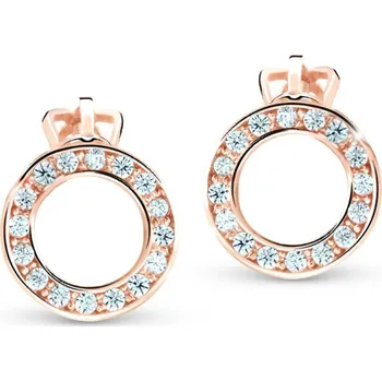 Náušnice Cutie Jewellery Zlaté náušnice Z3060R-CZ