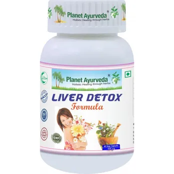 Planet Ayurveda Liver Detox Formula – Detoxikace, Játra – 500 mg, 60 kapslí