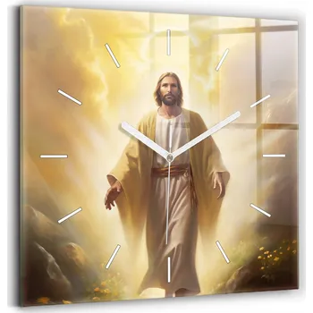 Hodiny Nástěnné hodiny SacroArte žluté 30 cm