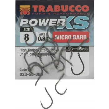Rybářský háček Háčky zemní, splávkové Trabucco Power XS 15 ks