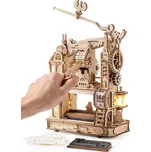 ROBOTIME Rokr Svítící 3D dřevěné puzzle Klasický tiskařský stroj 303 dílků