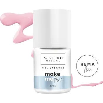 Lak na nehty Mistero Milano - Gel lak - ME BASE COVER DEEP PINK 12ml