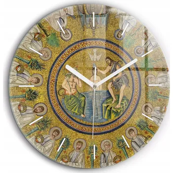 Hodiny Nástěnné hodiny SacroArte žluté 60 cm