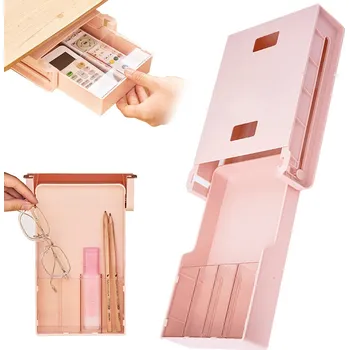 regál VERK GROUP Výsuvný úložný box s poličkou u psacího stolu