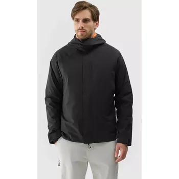 Pánská casual bunda Pánská bunda 4F 4FWSS25TTJAM0750 DEEP BLACK XL