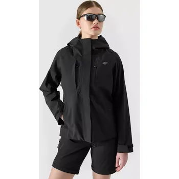 Dámská cargo bunda Dámská bunda 4F 4FWSS25TTJAF710 DEEP BLACK XXL