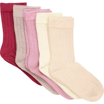 5 párů bambusových dětských ponožek Orchid Haze Minymo Velikost: 27-30
