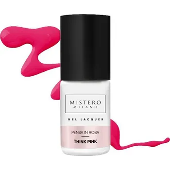 Lak na nehty Mistero Milano - Gel lak - THINK PINK 7ml