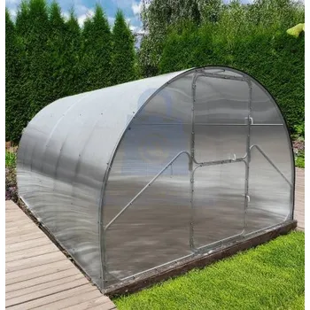 Skleník Skleník polykarbonátový, LanitPlast DODO 300 3000 x 4000 x 2000 mm, PC 6 mm, černý, balení 1 ks