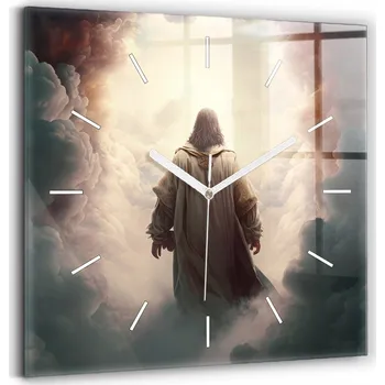 Hodiny Nástěnné hodiny SacroArte béžové 30 cm