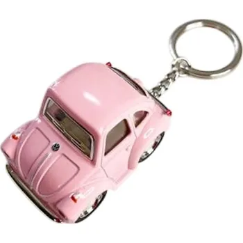 autíčko Kinsmart VW Classical Beetle na klíče 5,5 cm Barva: Růžový