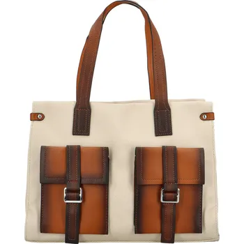 Kabelka Stylová dámská koženková kabelka na rameno Neil, krémová