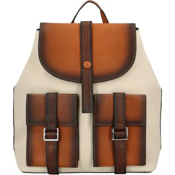 Městský batoh Dámský batoh krémový - Maria C Isla krémová