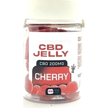 CZECHCBD CBD Jelly 200 mg Višeň, 20 ks