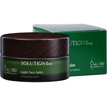 Kvitok Solution Konopný pleťový noční krém, 30 ml