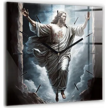 Hodiny Nástěnné hodiny SacroArte modré 60 cm