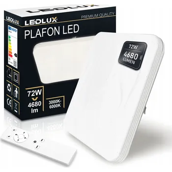 Stropní Svítidlo LED Stropní Svítidlo na omítku 72W 4680lm teplá neutrální Studená Dálkový Ovladač