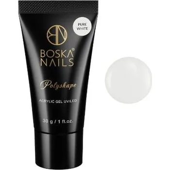 Lak na nehty Akrygel Polyshape Pure White Boska Nails 30 g