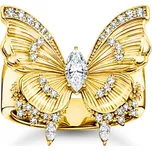 Thomas Sabo TR2495-414-14-56 Cocktailring butterfly vergoldet Damen