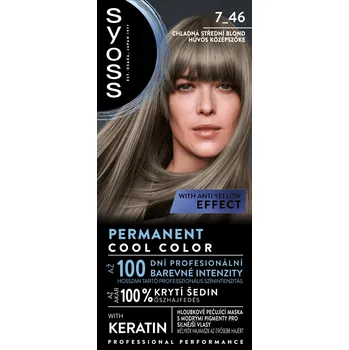 Barva na vlasy Syoss Permanent Cool Color 50 ml