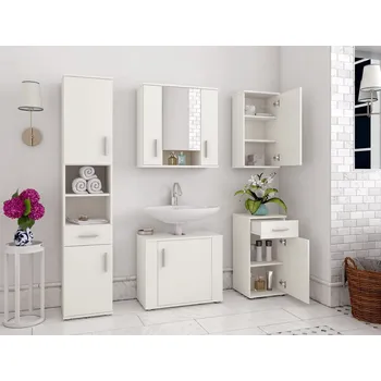 Koupelnový nábytek SORVEN koupelnová sestava, bílá + vyzvednutí ZDARMA