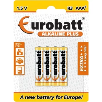 Článková baterie Baterie LR03 Alkaline Plus AAA - LR3-BP4 - 4ks