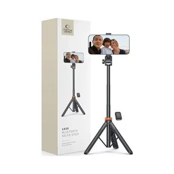 Digitální kamera Selfie stick Tech-Protect L03S Bluetooth z pilotem, tripodem do 148cm i głowicą 180 - czarny