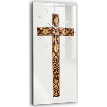 Hodiny Nástěnné hodiny SacroArte béžové 30 cm