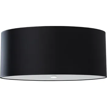 Stropní svítidlo černé kulaté Otto 70 moderní do obýváku a ložnice