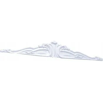 Šatní skříň Koruna ke skříni Diamante bílá moderní pro 3dveřovou a 4dveřovou skříň