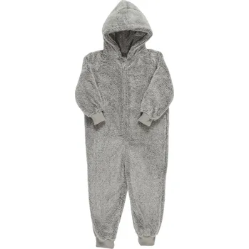 Dětská deka Dětská hřejivá deka s rukávy Onesie Intesi šedá na chladné večery 4-6 let