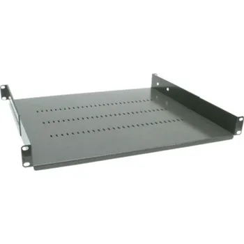 Serverovna Nastavitelná police 19 "1U, hloubka 450 mm, černá