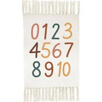 Koberec Home Styling Collection Dětský koberec ČÍSLICE s třásěnmi, 60 x 90 cm