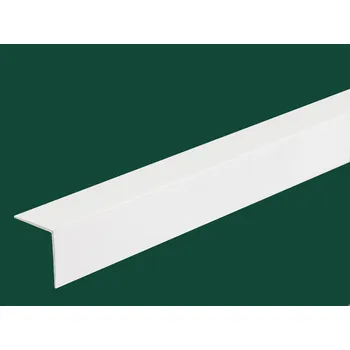 Podlahová lišta Profilteam PVC ochranný roh na zeď 40x40x2700 Bílý