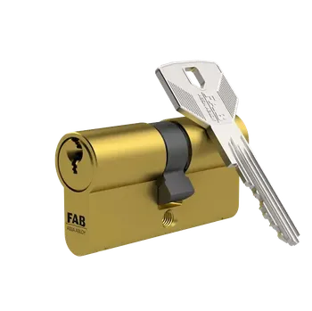 Vložka do dveří Oboustranná cylindrická vložka FAB 2** PROFI 30/35, BT2, 3 klíče, mosaz