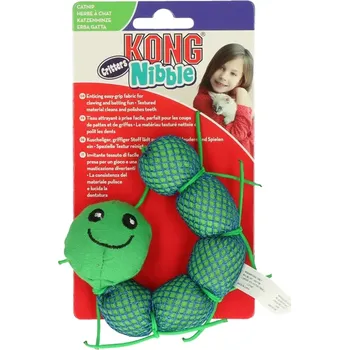 Hračka pro kočku KONG Nibble Critters Catnipillar, 1ks