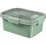 CURVER Dóza SMART TO GO ECO 1,2l s příborem, mističkou a táckem zelená